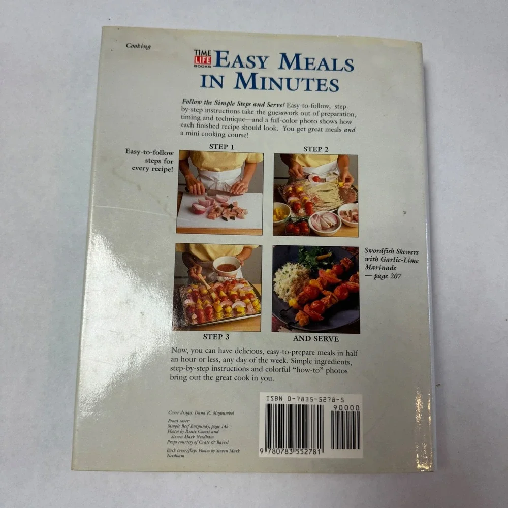 Time Life Books Easy Meals in Minutes‎ 150 Tasty Recipes 30 Minutes or Less 1998